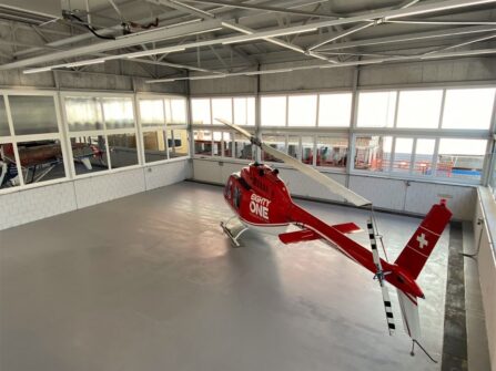 Helikopter Hangar Altenrhein Bodensee